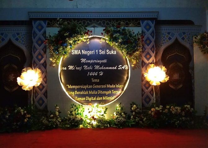 Isra Mi'raj Nabi Muhammad 1444 H Poster