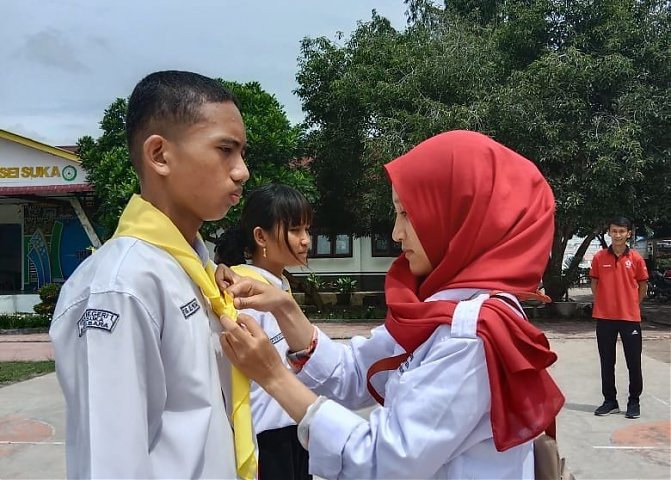 Pelantikan PMR Sei Suka Poster